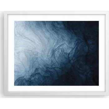 Obraz Obraz plakát na zeď v bílém rámu 50x40 abstrakce foto do obýváku