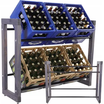 Dílenský regál Dřevěný skladový regál Wamar-Sosenka 85 x 112 x 35 cm, max. nosnost 100 kg / VÝPRODEJ