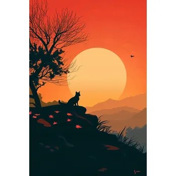 Plakát Plakát Kočičí Vrch bez rámu 61 x 91,5 cm