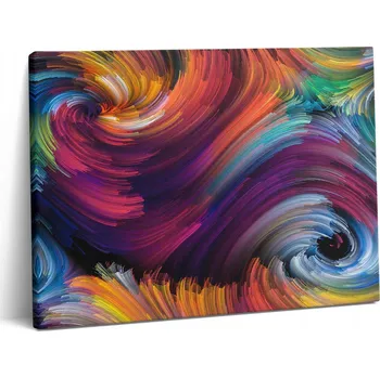 Obraz Fotoobraz na plátně na zeď Efektní do kuchyně Abstrakce Vlny 80x60 cm