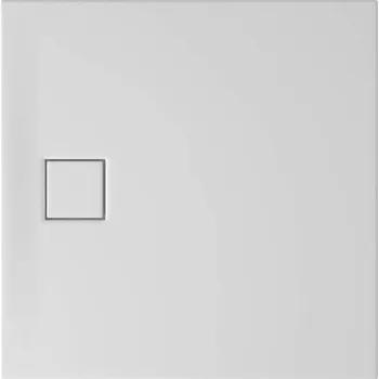 Sprchová vanička CERSANIT Čtvercová sprchová vanička SET B451 TAKO SLIM 90x4 bílá matná + sifon (VIRT) S932-158