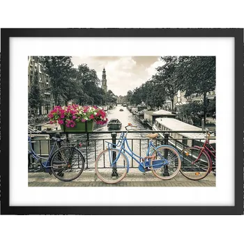 Obraz Obraz plakát v černém rámu do obýváku 40x30 foto města, plakáty na zeď