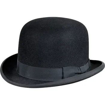 Klobouk Fiebig - Headwear since 1903 Černá pánská buřinka - klobouk buřinka Velikost: 61 cm (XL)