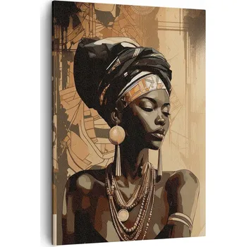 Obraz Obraz na plátně do obýváku, ložnice 50x70 žena obrazy na zeď canvas