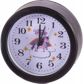 Hodiny KULATÝ HODINY S BUDÍKEM JEDNOROŽEC
