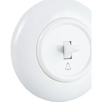 vypínač Jednopólový vypínač pod omítku Electromalt bílý EX1W0020