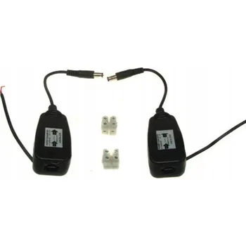 IP kamera Napájecí transformátor s DC konektorem a RJ45 zásuvkou