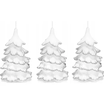 Svíčka Dekorativní parafinová svíčka bez vůně Drobo 3 ks