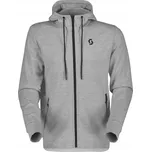 Pánská mikina s kapucí na zip SCOTT TECH Grey