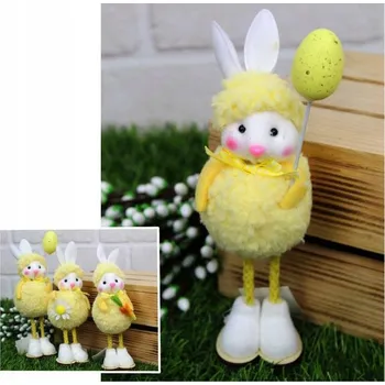 Velikonoční dekorace 77 zajíců, velikonoční zajíček mix 22124