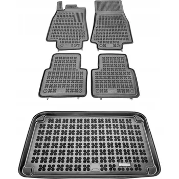 autokoberec Gumová sada autokoberců a rohože Mercedes Třídy A W169 2004-2012 prodloužená verze