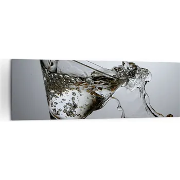 Obraz Velký obraz do obýváku 160x50 sklenice moderní na plátně obrazy