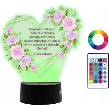 Lampička Plexido vícebarevná Noční lampa