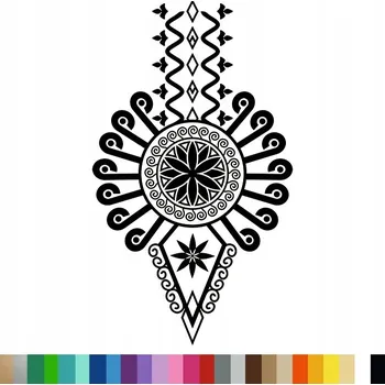 Samolepící dekorace Samolepka na stěnu PARZENICA GÓRALSKA FOLK 94x164