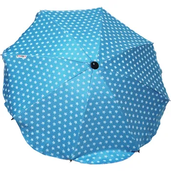 Příslušenství pro přepravu dětí Slunečník na kočárek EDISA 65 cm modrý