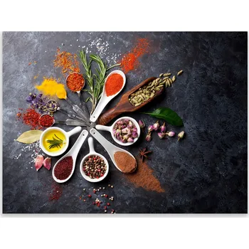 Kuchyňské prkénko Skleněná Ochranná Deska a Krájecí Prkénko | Indukce, Sporák ds-0404