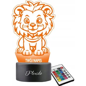 Lampička Noční lampa Plexido vícebarevná