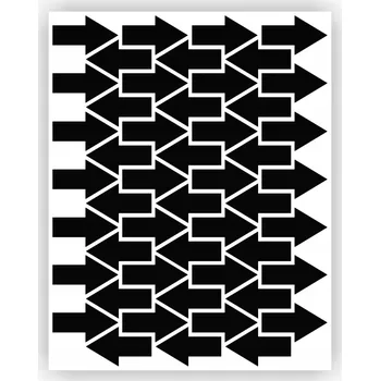 samolepka Arch samolepek šipky samolepicí samolepky označení sada 5 cm