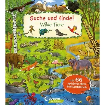 První čtění Suche und finde! - Wilde Tiere - Loewe Meine allerersten Bücher