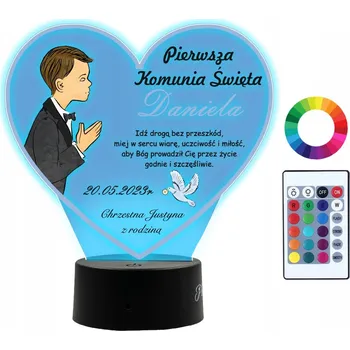 Lampička Plexido vícebarevná Noční lampa