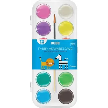 Vodová barva Akvarelové barvy Interdruk 12 ks