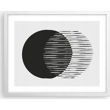 Obraz Obraz plakát na zeď v bílém rámu 50x40 slunce foto plakáty do obýváku