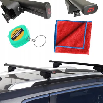 Příčník na automobil Střešní nosič / příčníky pro Jeep Cherokee KL SUV 14-18 s podélnými nosiči (hagusy)