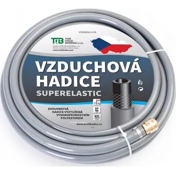 Příslušenství ke kompresoru Superelastická vzduchová hadice s rychlospojkami 13x19 mm - 5 m