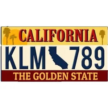 Obraz Cedule California - The Golden State