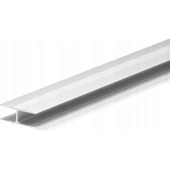 Stavební profil Spojka Cezar hliníková 29 x 8, délka 100 cm, stříbrná