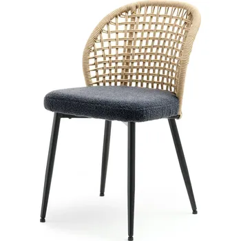 Křeslo Mebel Partner Moen (písková + černá)