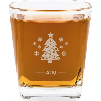 Sklenice SKLENICE NA WHISKY SILVESTR S GRAVÍROVÁNÍM ozdoby