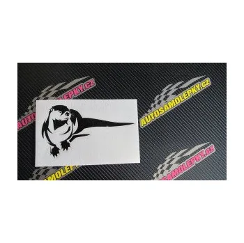 Samolepící dekorace SAMOLEPKA Vydra 001 pravá (17 - šedá) NA AUTO, NÁLEPKA, FÓLIE, POLEP, TUNING, VLASTNÍ TEXT, TISK, AUTOSAMOLEPKY.cz, POLEPY, OBRÁZEK, LOGO, SAMOLEPKY