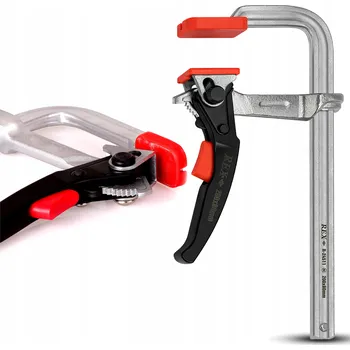 Truhlářská svěrka TRUHLÁŘSKÁ SVĚRKA 200x80mm SVAŘOVACÍ KOVANÁ SE ZÁPADKOU