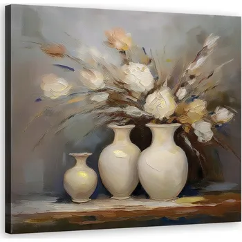 Obraz Obraz na plátně, Malovaná vintage zátiší 30x30 cm