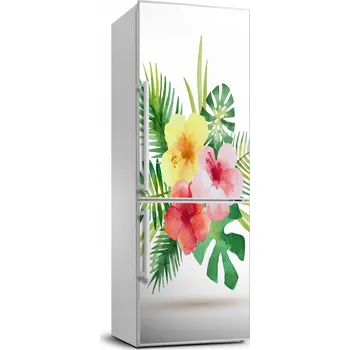 Fototapeta Samolepící dýha na ledničku Havajské květiny