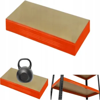 Dílenský regál Kovový skladový regál Wamar-Sosenka 6 x 40 x 40 cm, nosnost až 175 kg na polici