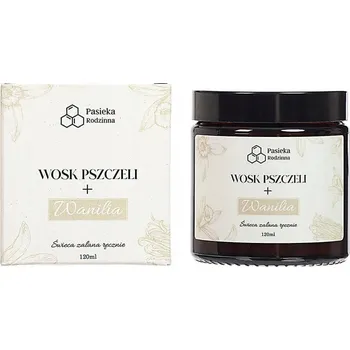 Svíčka Tradiční svíčka z včelího vosku vanilka Pasieka Rodzinna 1 ks