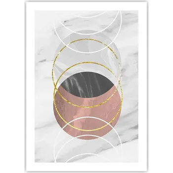 Obraz Plakát bez rámu do obýváku ložnice 50x70 abstrakce moderní módní obraz