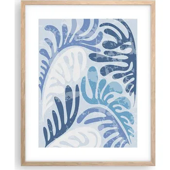 Obraz Obraz plakát na zeď v rámu světlý dub 40x50 minimalismus plakáty do obýváku