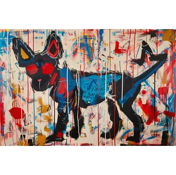 Plakát Plakát Městský Pes bez rámu 91,5 x 61 cm