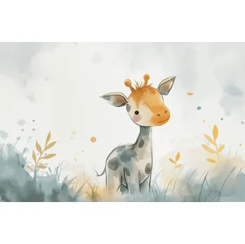 Plakát Plakát Malá Žirafka bez rámu 91,5 x 60 cm