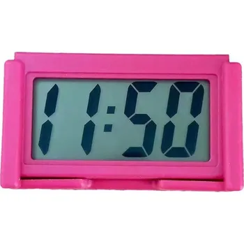 Hodiny ČITELNÉ HODINY DO AUTA, NA STŮL + LEPICÍ PÁSKA