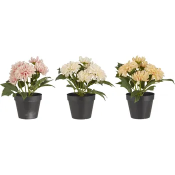 umělá květina Ib Laursen Umělá květina v květináči Dahlia B