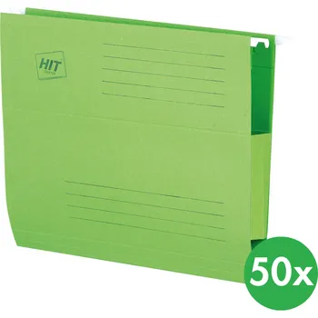 HIT Office Závěsné desky s bočnicemi, zelené, 50 ks