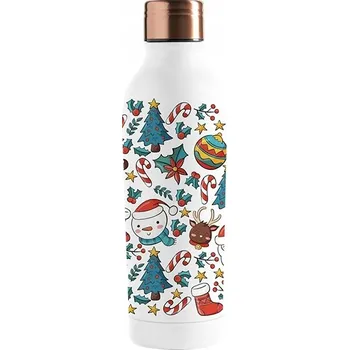 Termoska Root7 Termoska Nerezová ocelová na kávu a čaj Magie Vánoc 500 ml