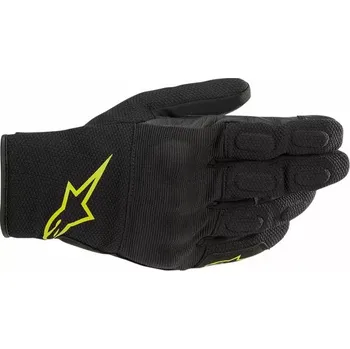 Moto rukavice RUKAVICE ALPINESTARS S MAX DRYSTAR ČERNÁ/FLUO ŽLUTÁ XXL