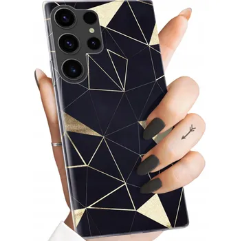 Pouzdro na mobilní telefon Zadní Kryt Hello Case pro Samsung Galaxy S23 Ultra zlatý