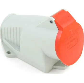 Elektrická zásuvka Elektrická Zásuvka hermetická Tarel červená