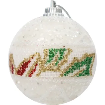 Vánoční dekorace Zdobená Vánoční Koule , Sady vánoční koule 5 cm 6 ks